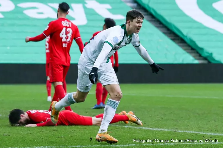 FC Groningen toont karakter en pakt alsnog punt tegen FC Twente