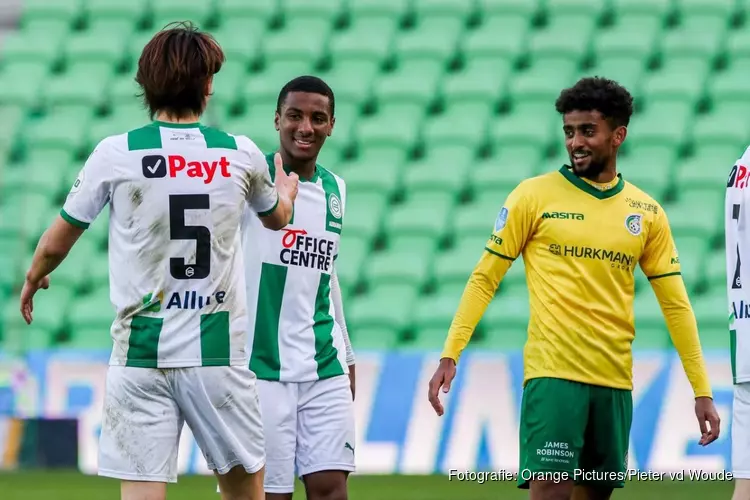 Talent Abraham schiet FC Groningen langs Fortuna Sittard